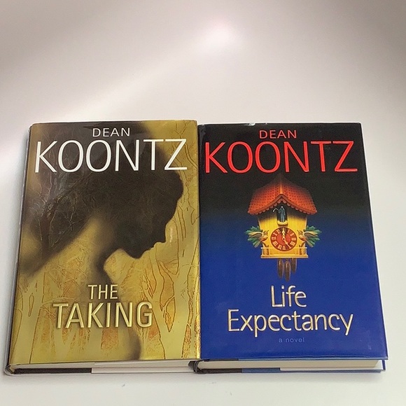 Dean Koontz Book Bundle: Life Expectancy And The Taking Hardcover Books - Picture 2 of 13